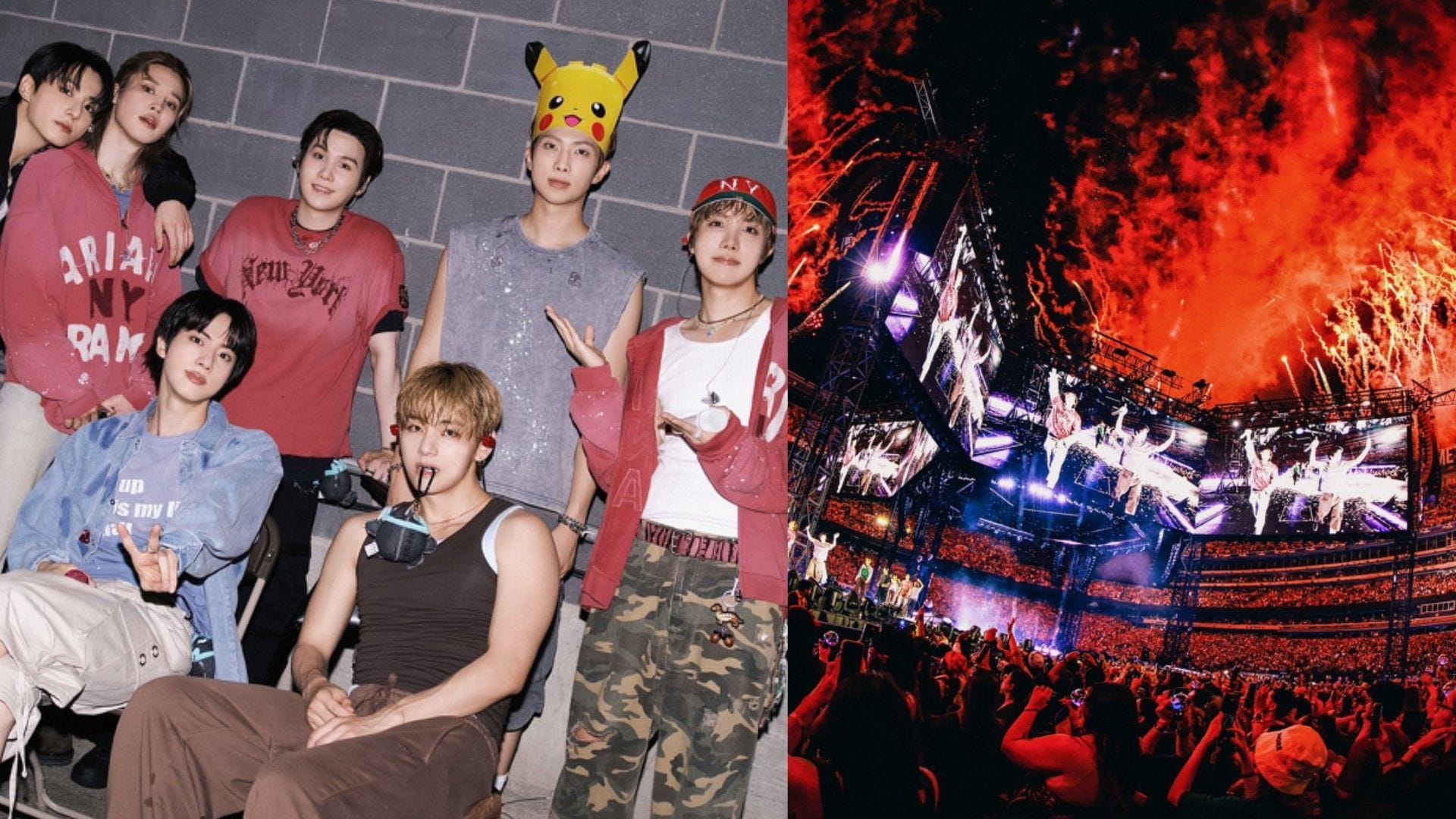 "BTS are bigger than the industry" - Fans react as crowd fills MetLife Stadium with banners supporting BTS' 2027 Grammys submission boycott