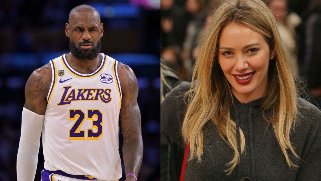 "Drake ghostwrote this", "Bron’s kryptonite putting up the bat signal" - NBA Fans Lose It After Hilary Duff Sneak Disses LeBron James On Stage