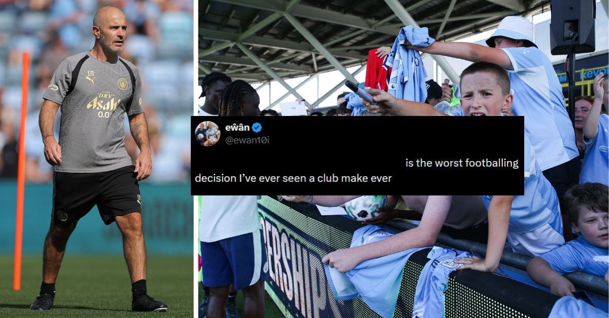 "Making a joke of himself" - Manchester City fans blast star after loss to Arsenal in Community Shield 