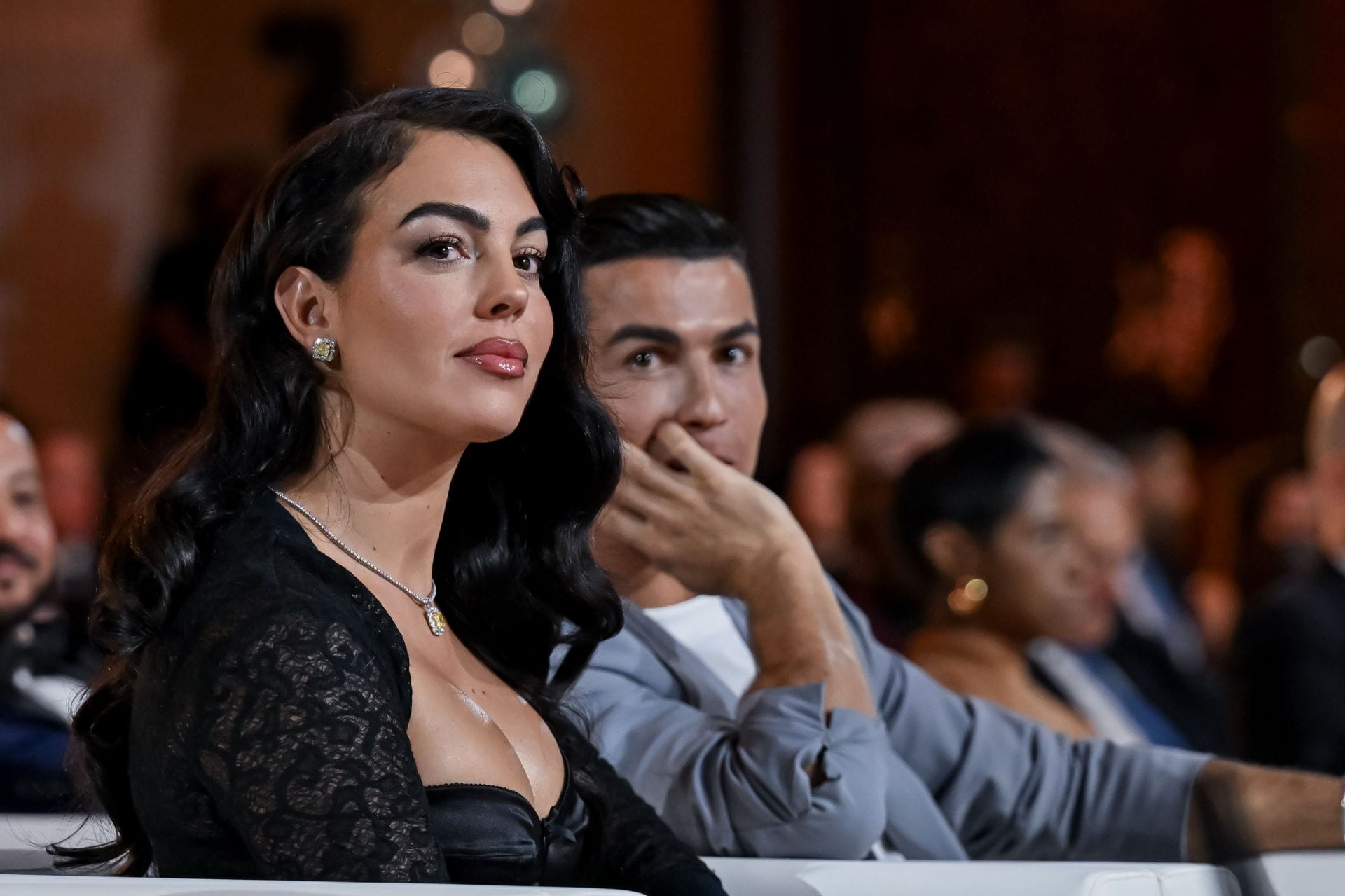 Cristiano Ronaldo (right) and Georgina Rodriguez - Source: Getty