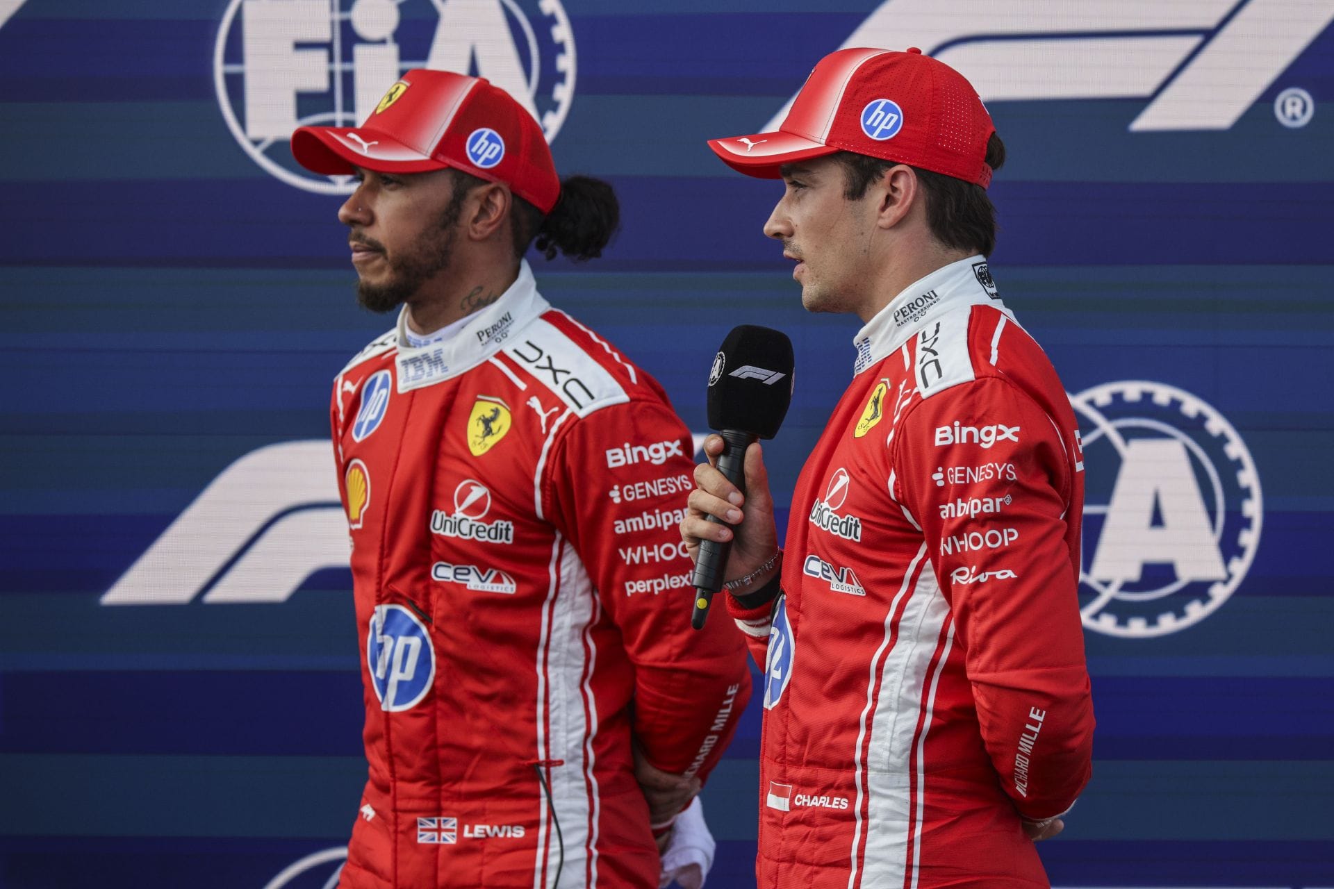 Tensions rise at Ferrari as Charles Leclerc is seen gesturing at Lewis Hamilton after the F1 Dutch GP