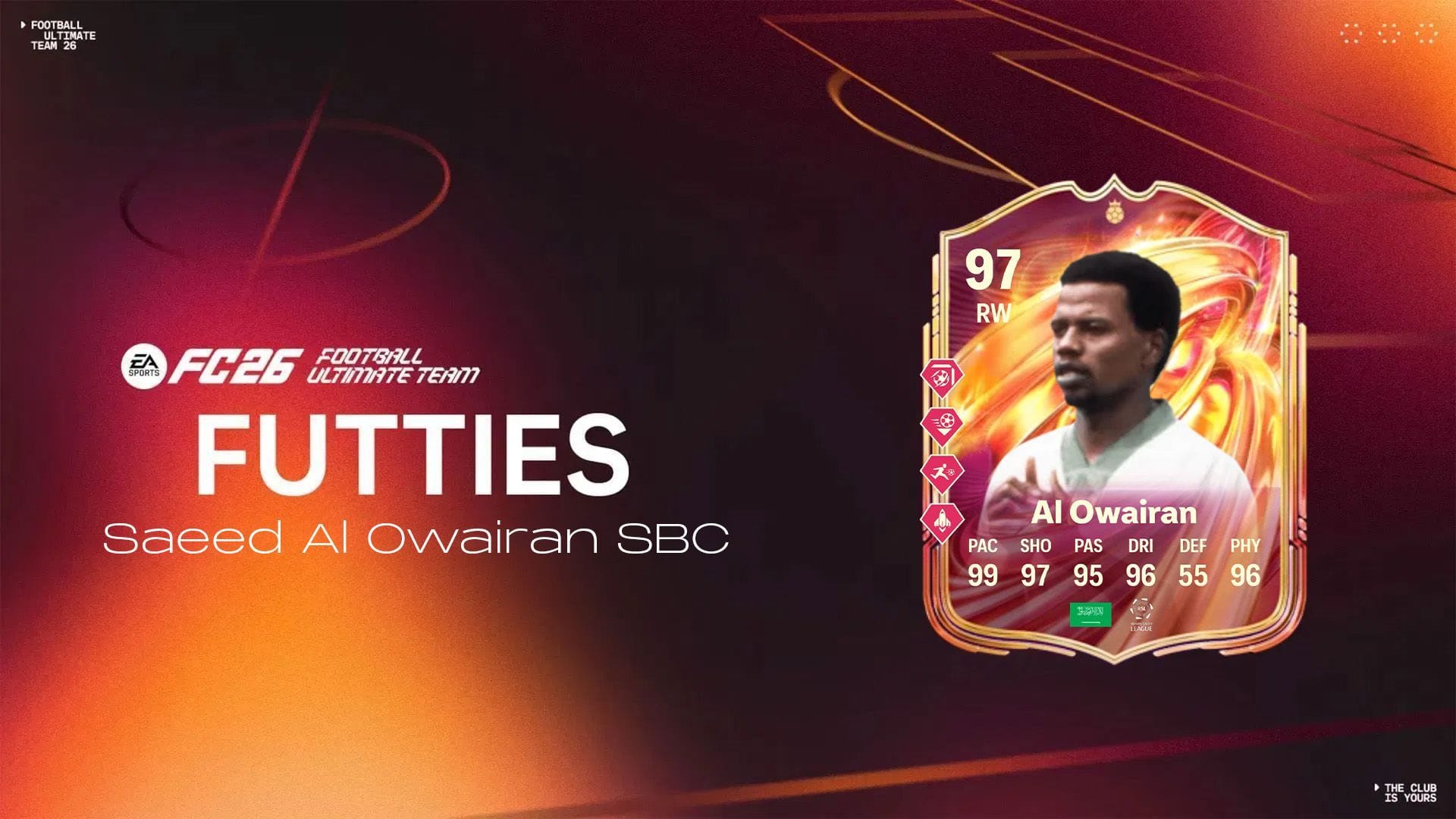 EA FC 26 Saeed Al Owairan Futties Hero SBC: The cheapest solution
