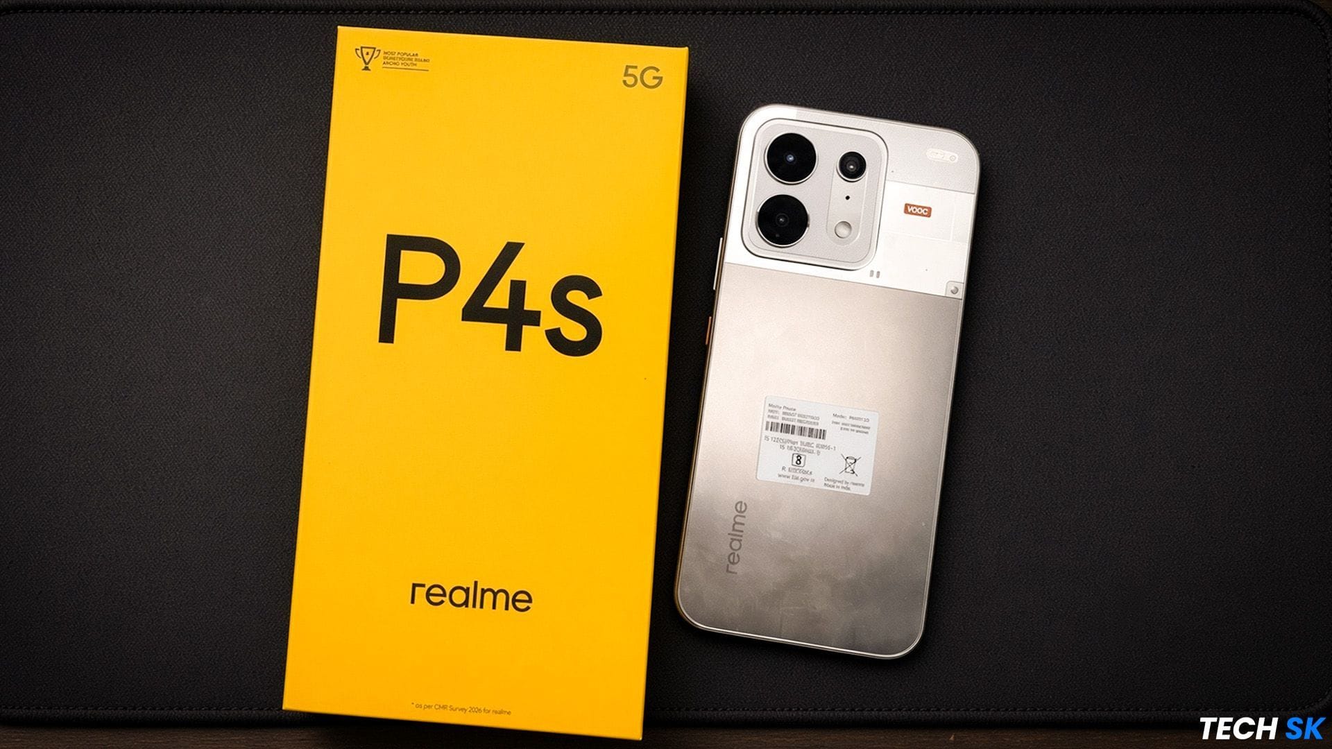 Realme launches P4s 5G in India with 1.5K 144Hz AMOLED, Dimensity 7400 Ultra, and 8000mAh battery; review finds charging falls short of 80W