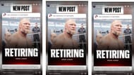 Heyman reacted to Lesnar's retirement announcement. (Source: Paul Heyman on Instagram)