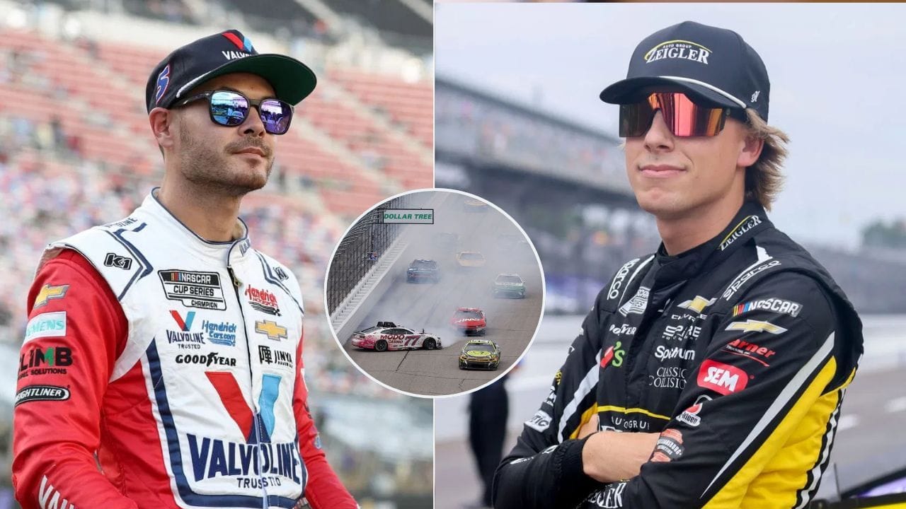 "He’s living in y’all’s head rent free": Fans react to Kyle Larson claiming Carson Hocevar's pre-race spin was premeditated