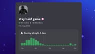 stay hard game Discord invite (Image via Discord)