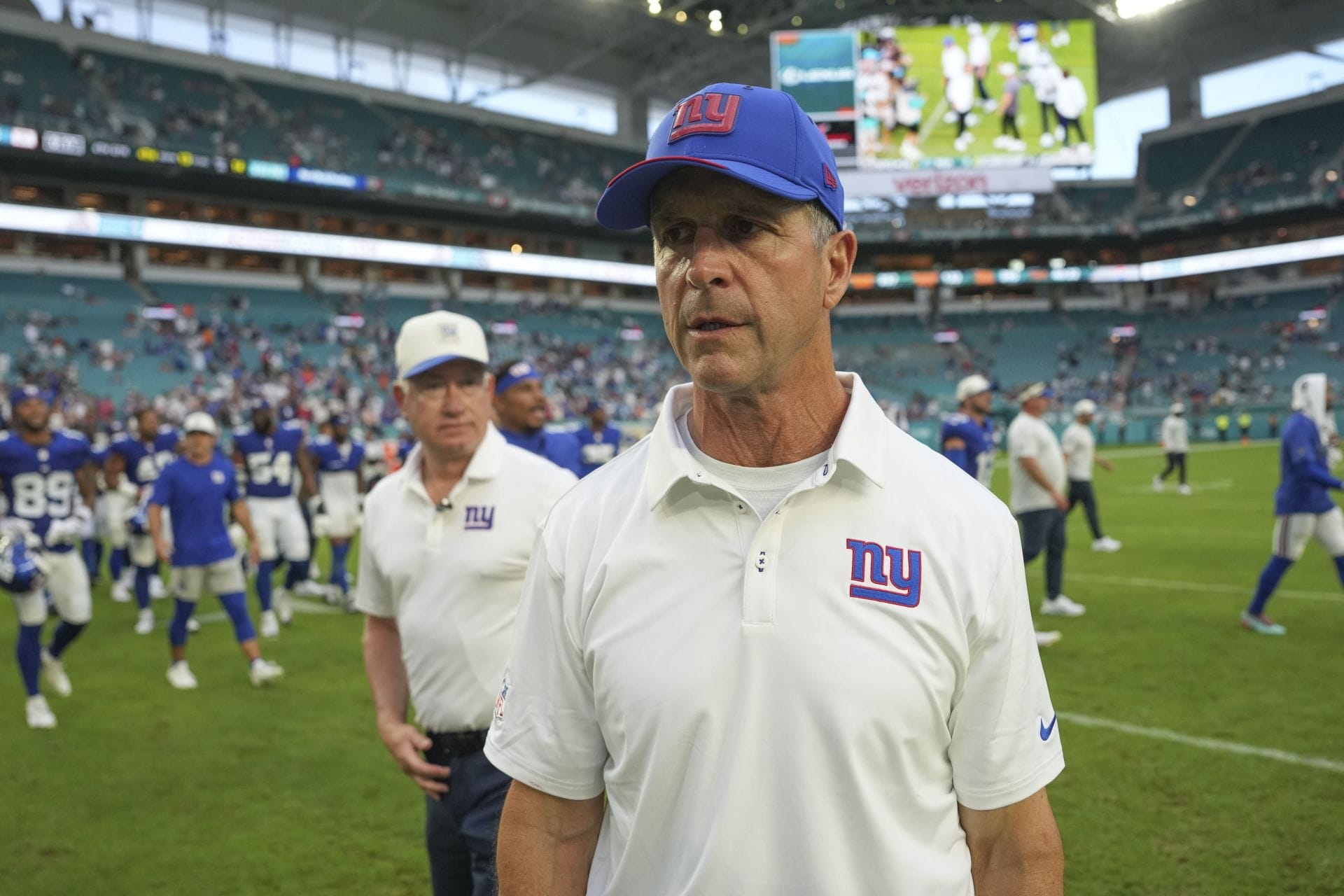 “This isn’t going to end well,” "He doesn't like Cam Skattebo": NFL fans react to John Harbaugh being "annoyed" at Giants players vs. Jets