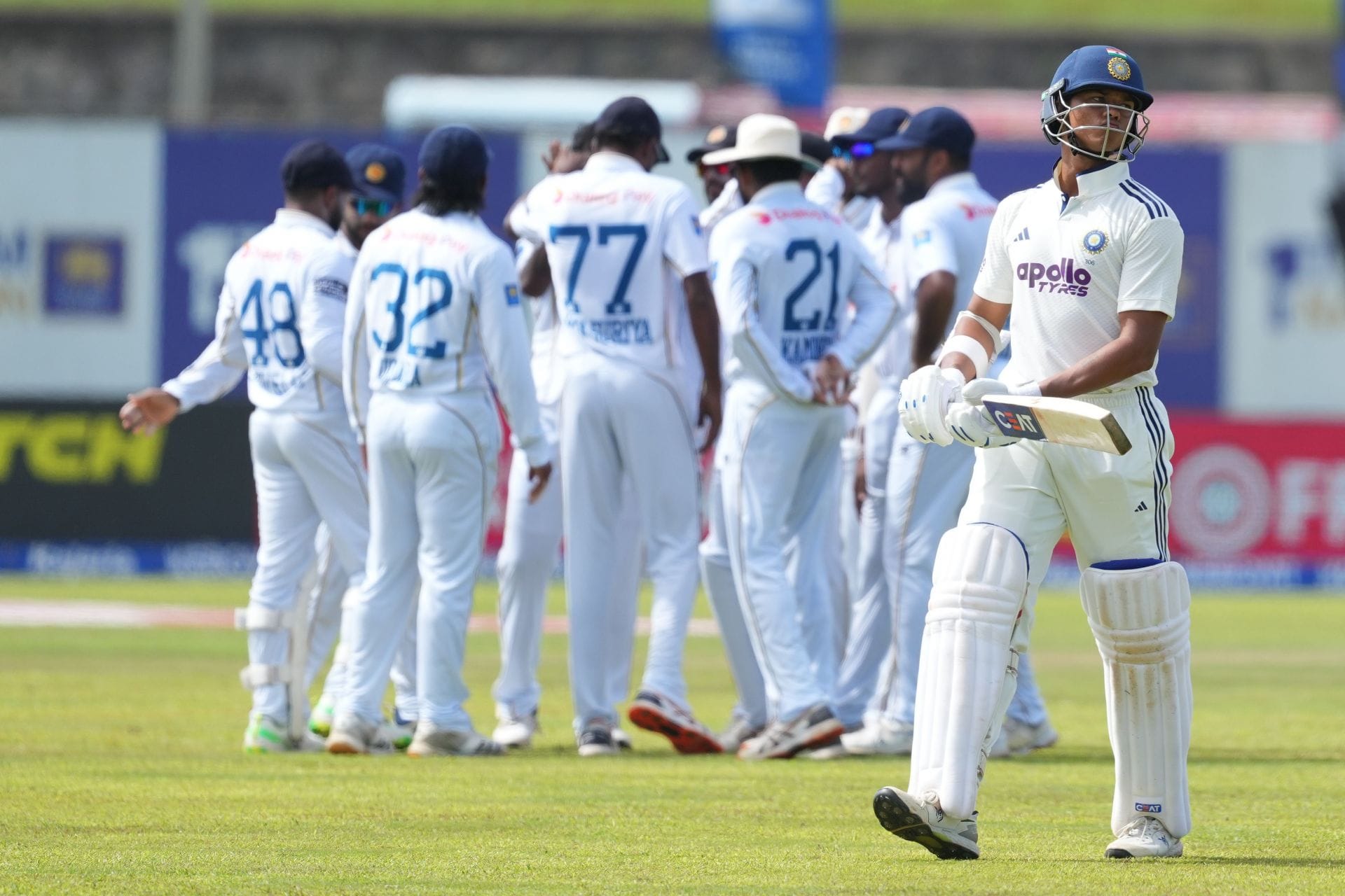 Yashasvi Jaiswal castled for 45 by a swinging peach from Asitha Fernando; sparks heated altercation on Day 1 of SL vs IND 2026 2nd Test [Watch]