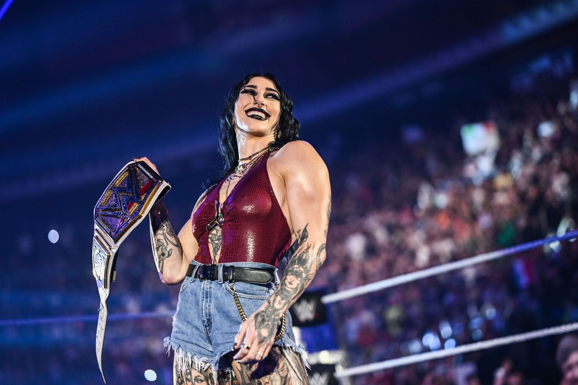 Rhea Ripley spotted looking absolutely jacked amid WWE hiatus 