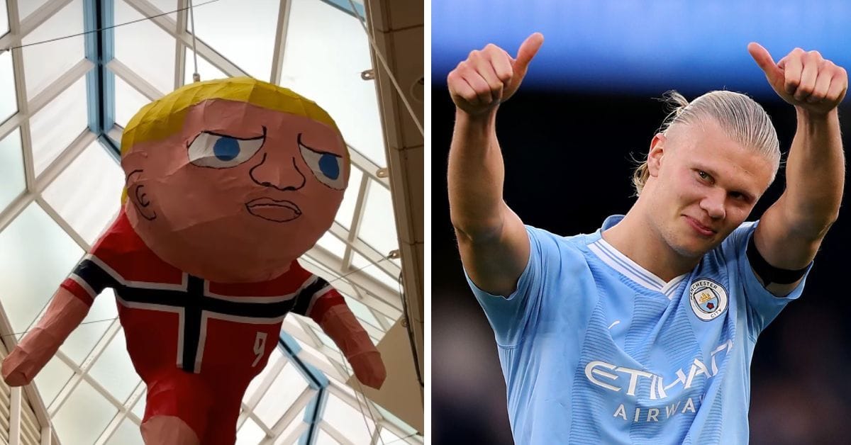 Erling Haaland craze continues to rise as traditional Japanese festival displays giant float of the Norway striker