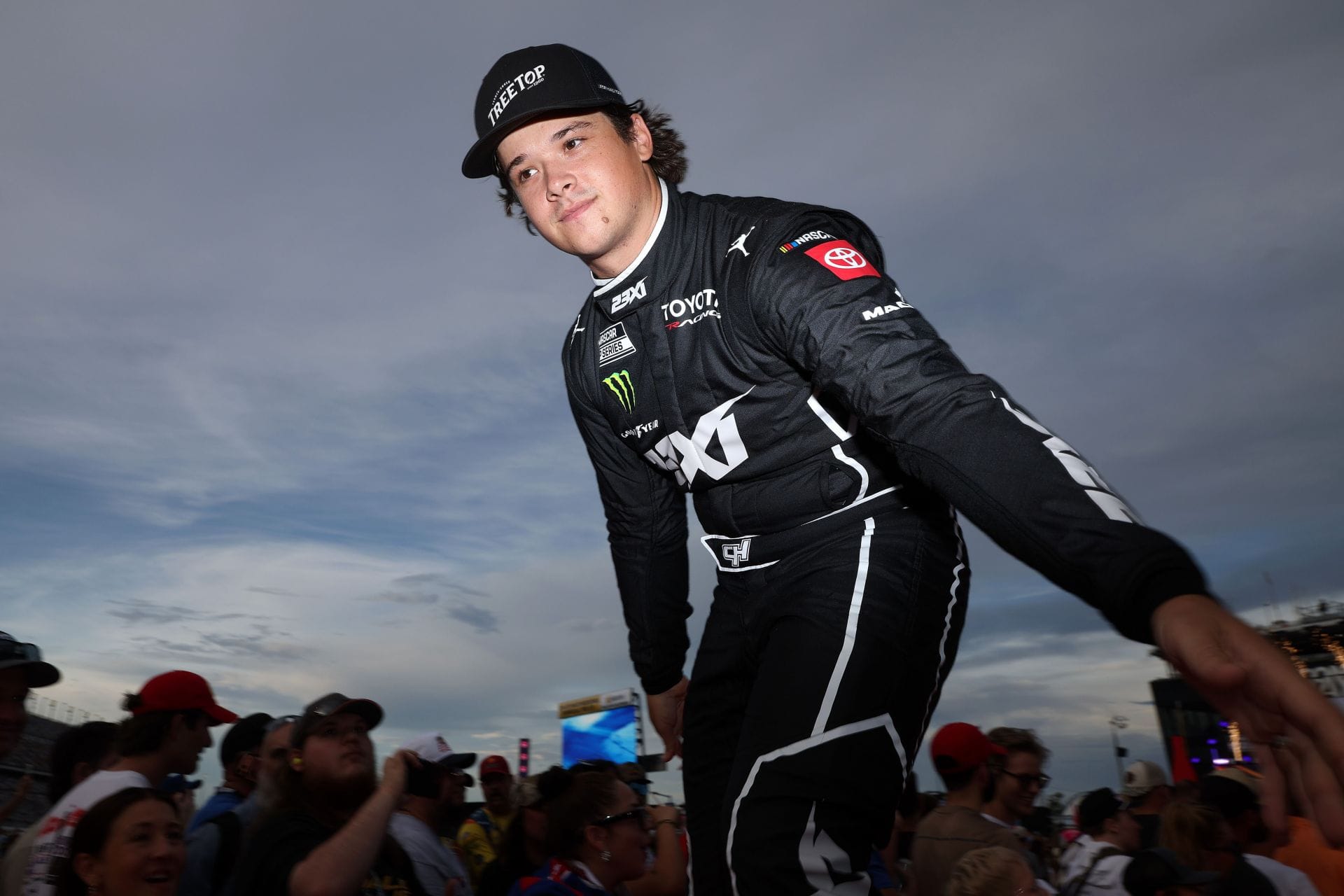 Harrison Burton reveals how surprise Daytona call from 23XI Racing unfolded: "I was actually in a fishing shop"
