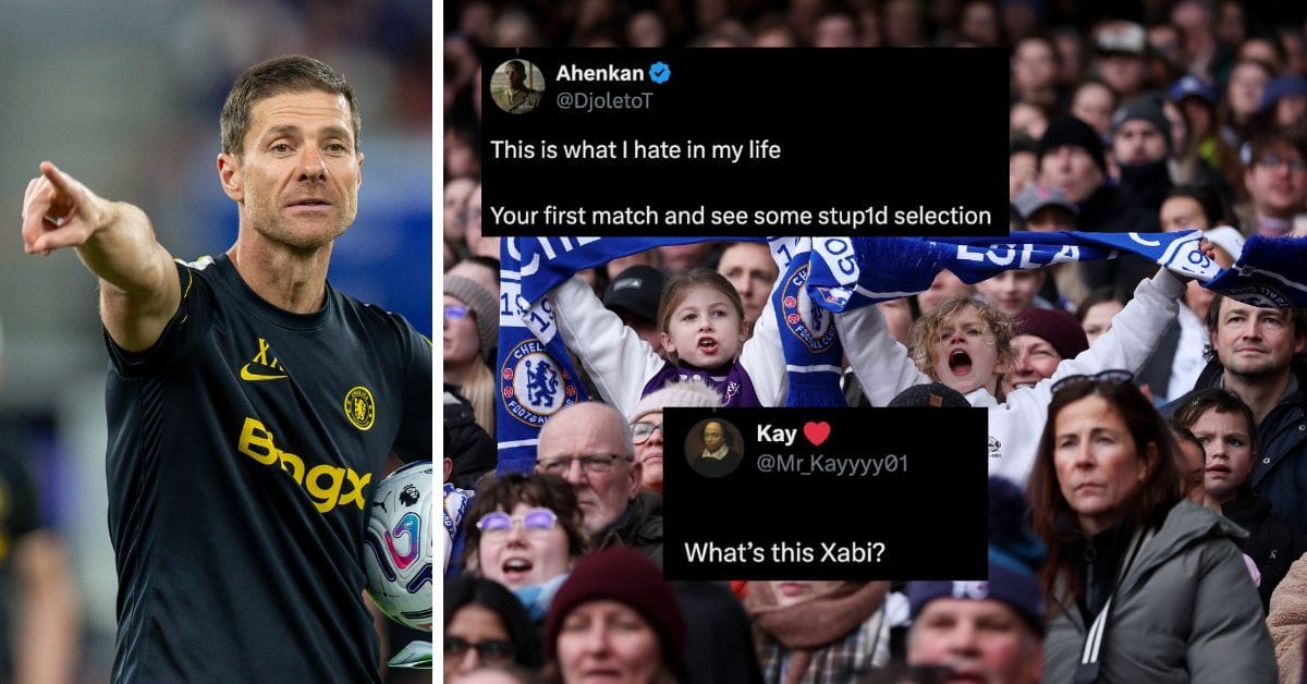 “Some stupid selection”, “What’s this Xabi?” - Chelsea fans furious with 2 star players not starting against Fulham as line-up confirmed