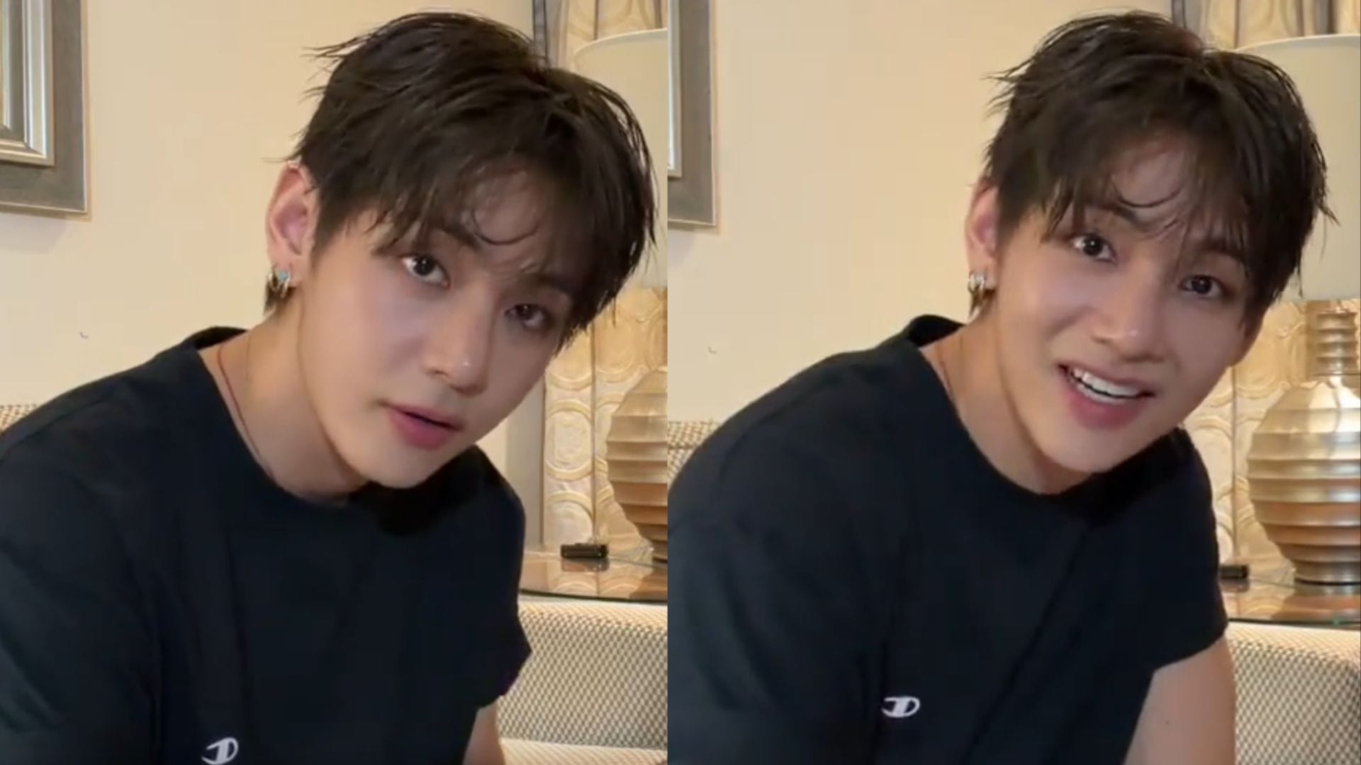 "GET WELL SOON TAEHYUNG" - Fans send well wishes after BTS' V reveals for the first time that he hears only 30% in one ear on Weverse Live