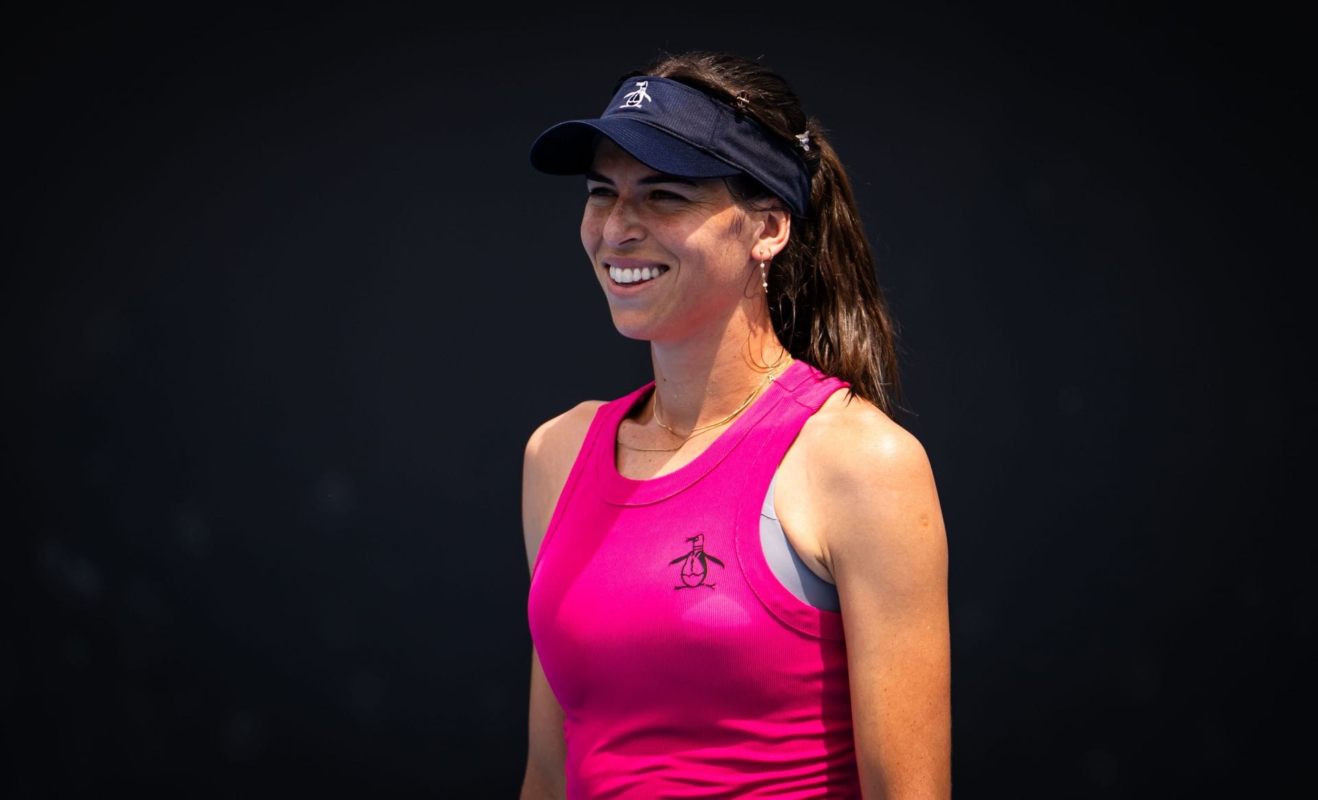 PICTURES: Ajla Tomljanovic soaks up the sun in printed bikini during beach getaway with family