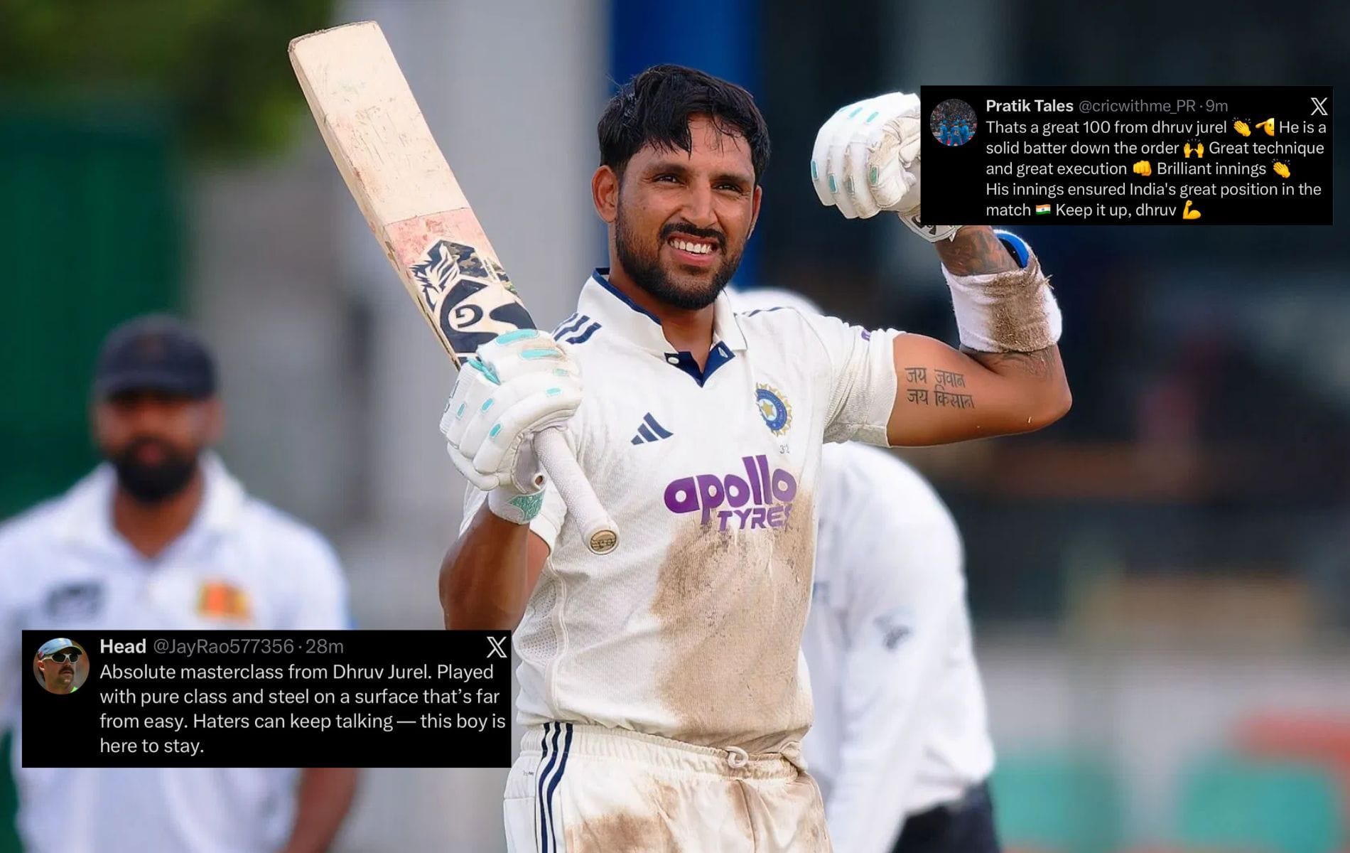"Haters can keep talking" - Fans hail Dhruv Jurel's gritty 115* in SL vs IND 2026 2nd Test
