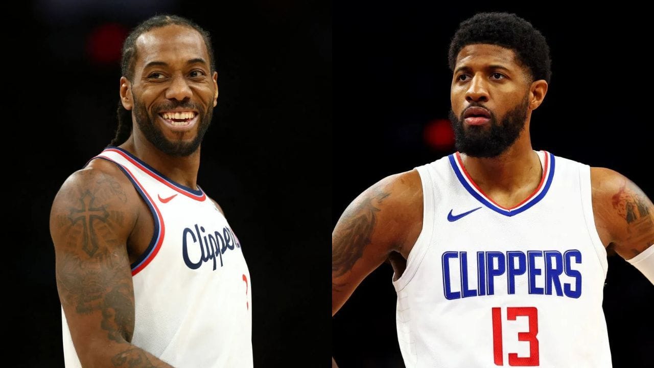 "Bro acting like he not under investigation" - NBA Fans Go Wild As Kawhi Leonard Trolls Paul George Over Embarrassing 1v1 Game Against Chinese Player