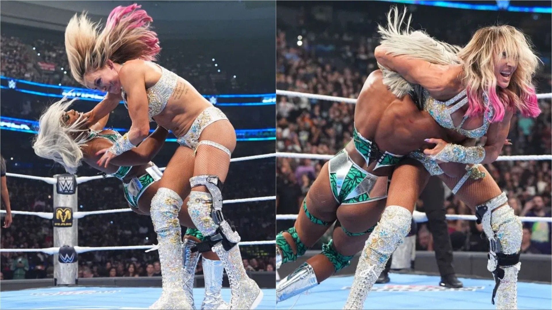 Jade Cargill Makes Multiple Botches at the End of WWE SmackDown Match vs. Charlotte Flair