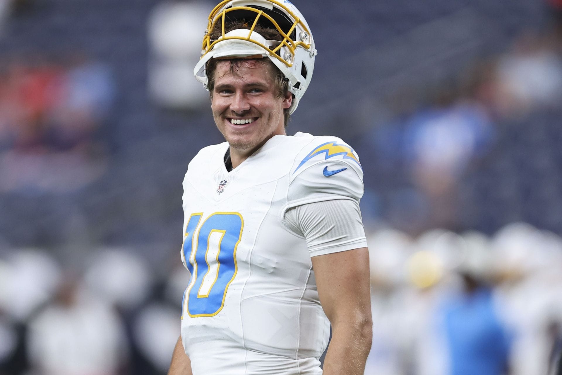 Cam Newton raises bold question at NFL QBs after Mike McDaniel left stunned with Justin Herbert's throw
