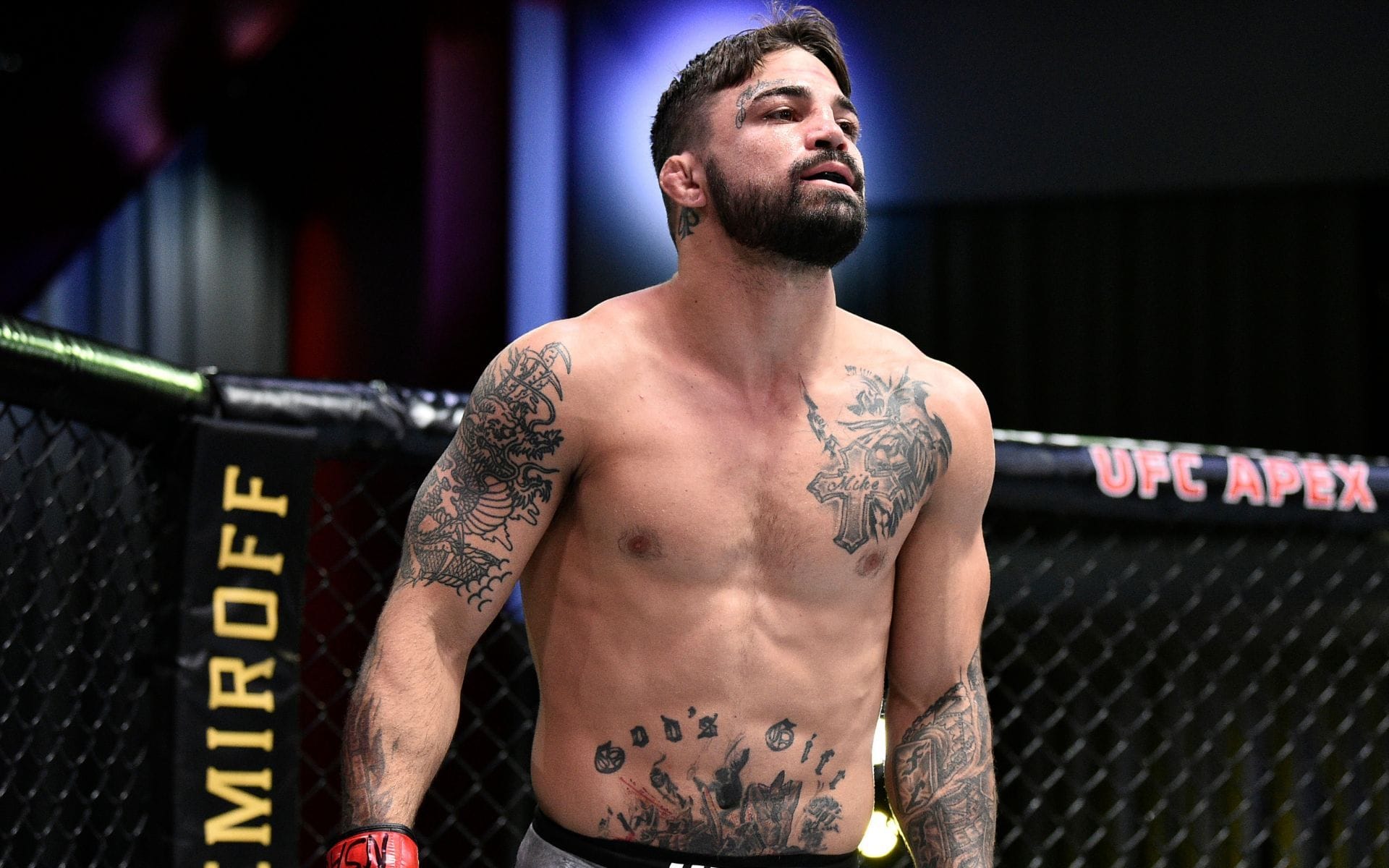 "WARRIOR" - Paulo Costa pens heartfelt message for Mike Perry following freak injury at Duel Arena 1