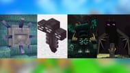 The streamers will be fighting the four bosses of the vanilla game (Image via Mojang Studios)