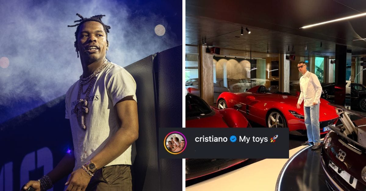 Rapper Lil Baby drops 3-word comment after Cristiano Ronaldo flaunts luxury car collection