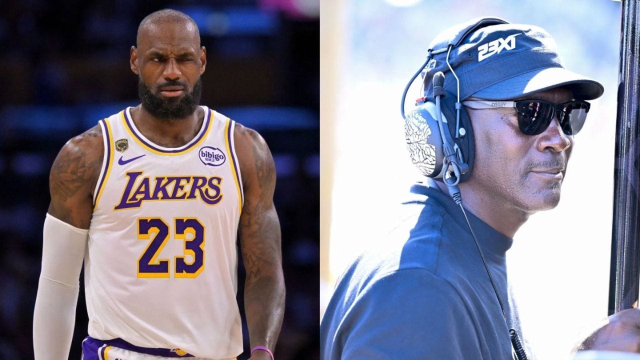 "His father died", "MJs gambling debt that needed break" - NBA Fans Divided Over Colin Cowherd's Explosive Michael Jordan-LeBron James Comparison