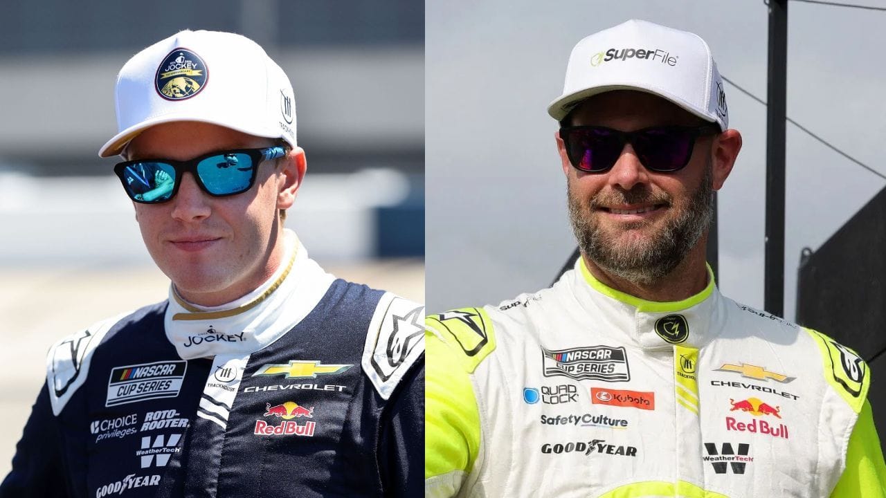 Connor Zilisch reacts to Shane van Gisbergen's rather innovative approach to the race on Saturday