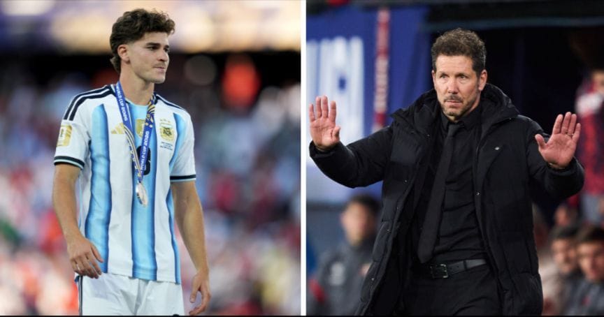 “We understand that he’s not in the right condition to play” - Diego Simeone offers update on Barcelona target Julian Alvarez