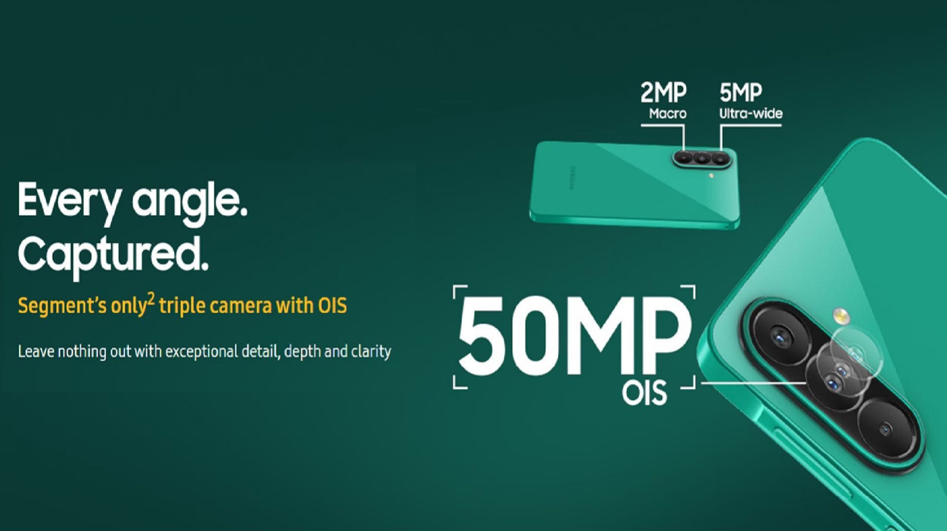 The Samsung smartphone packs a much better camera than its competitor (Image via Samsung)