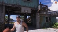 Jason is playing basketball here by himself, a feature last seen in San Andreas (Image via Rockstar Games)