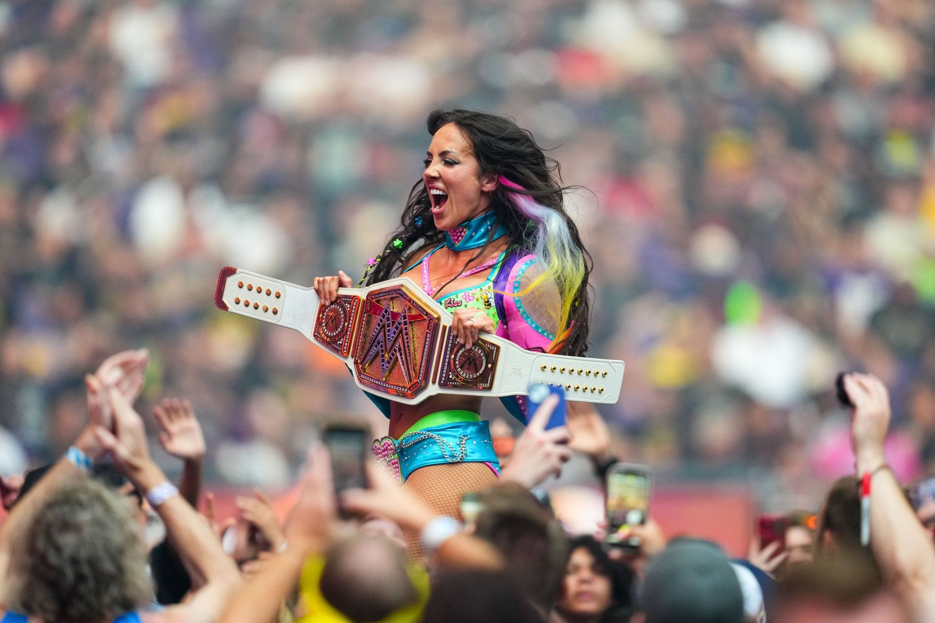 Chelsea Green reveals Michael Hayes' reaction to her dedicating the interim WWE Women's Championship win to him