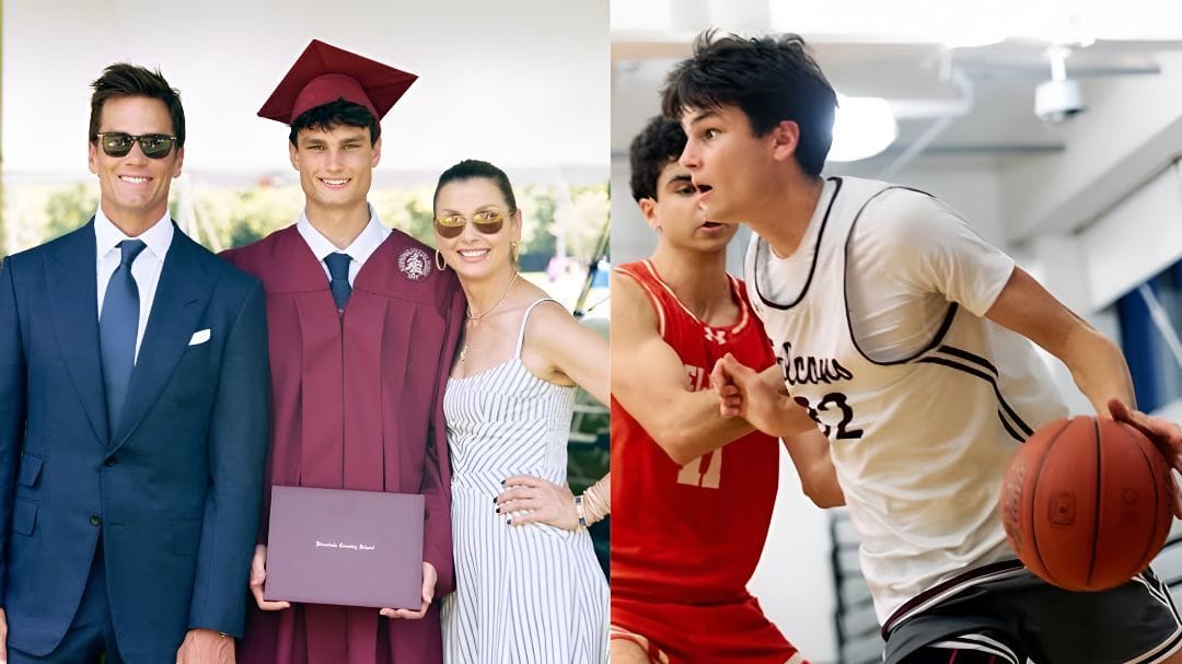 "Why doesn't he have Tom Brady's last name?": NFL fans react as ex-Patriots QB's son Jack with Bridget Moynahan turns heads with basketball skills