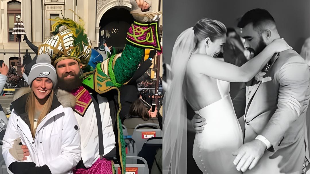 Kylie Kelce jokingly slams Jason Kelce as "useless" after Eagles veteran "objectifies" her at gym