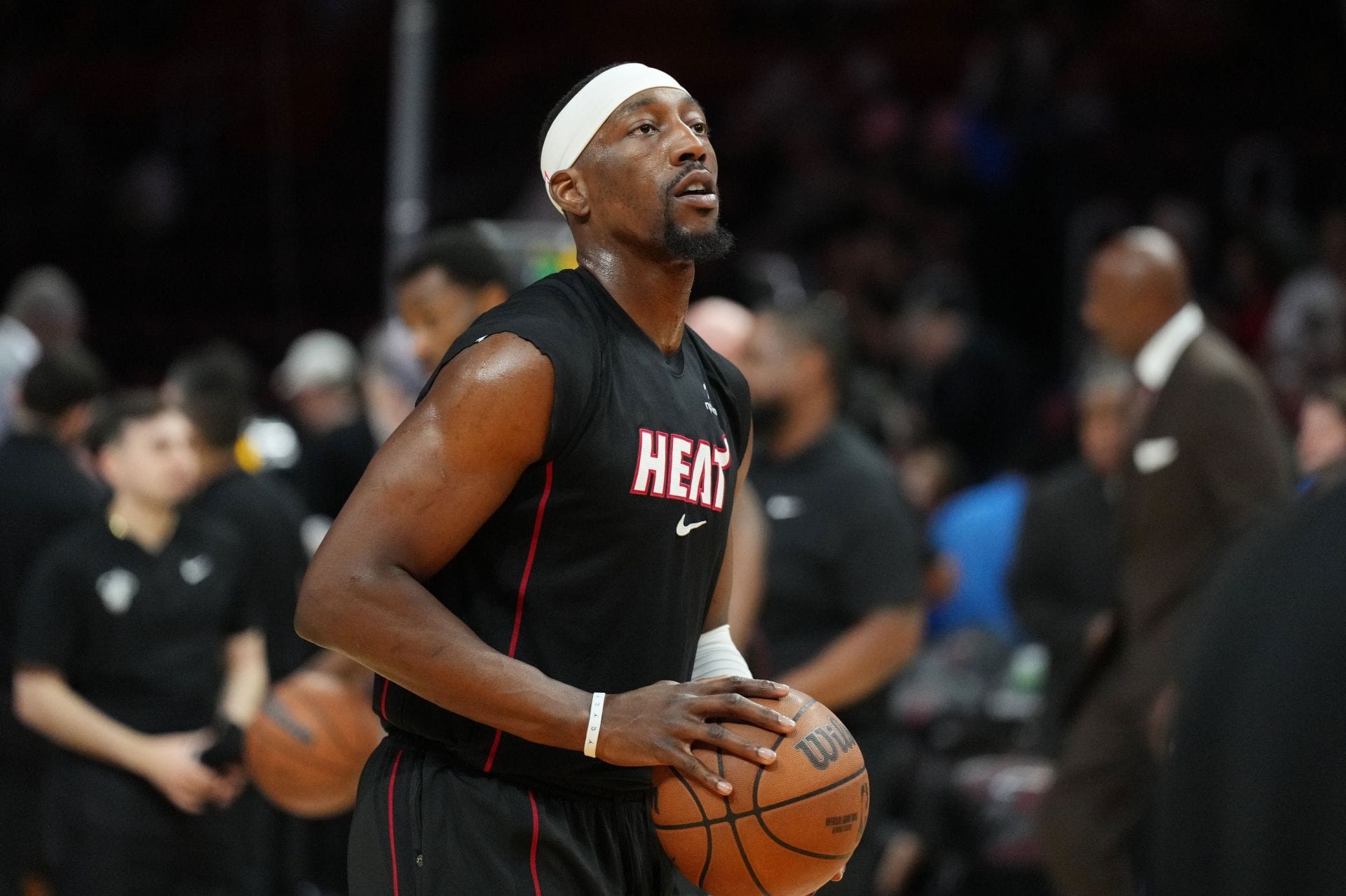 "He salty Bron ain’t come to Heat", "No wonder Herro wanted to fight him" - NBA Fans Clown Bam Adebayo For Snubbing LeBron James On All-Time List