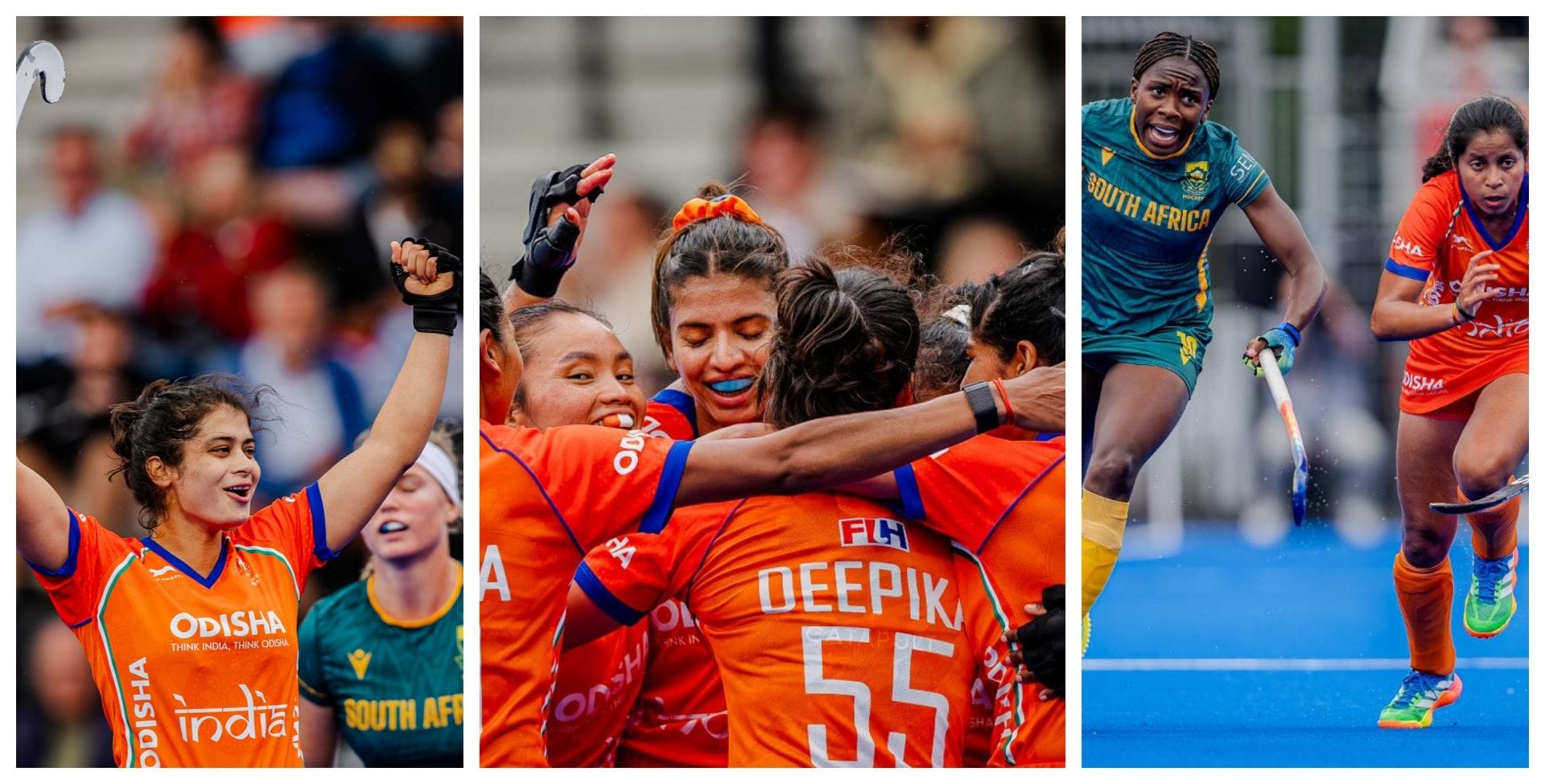 Indian girls wallop South Africa 6-1, climb to the top of the pool at Women's Hockey World Cup