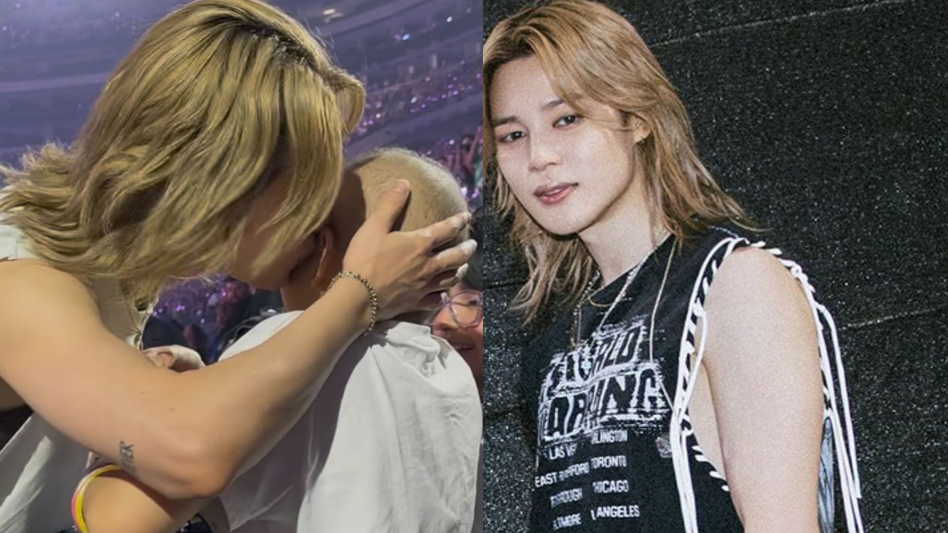 "The true definition of an artist" - Fans praise BTS' Jimin after he meets kids from Heroes for Children during ARIRANG Arlington Day 1