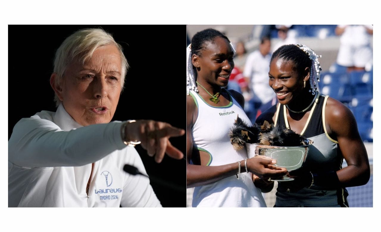 Martina Navratilova reignites transgender players in women's tennis debate with repost about Venus & Serena Williams' loss vs men's World No. 203