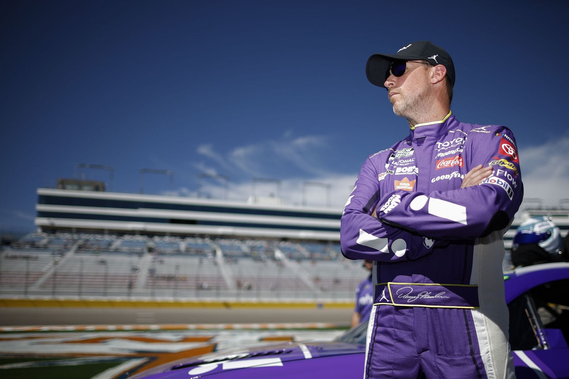 Can Ty Gibbs, Tyler Reddick, or Ryan Blaney stop Denny Hamlin from winning the NASCAR regular season championship?