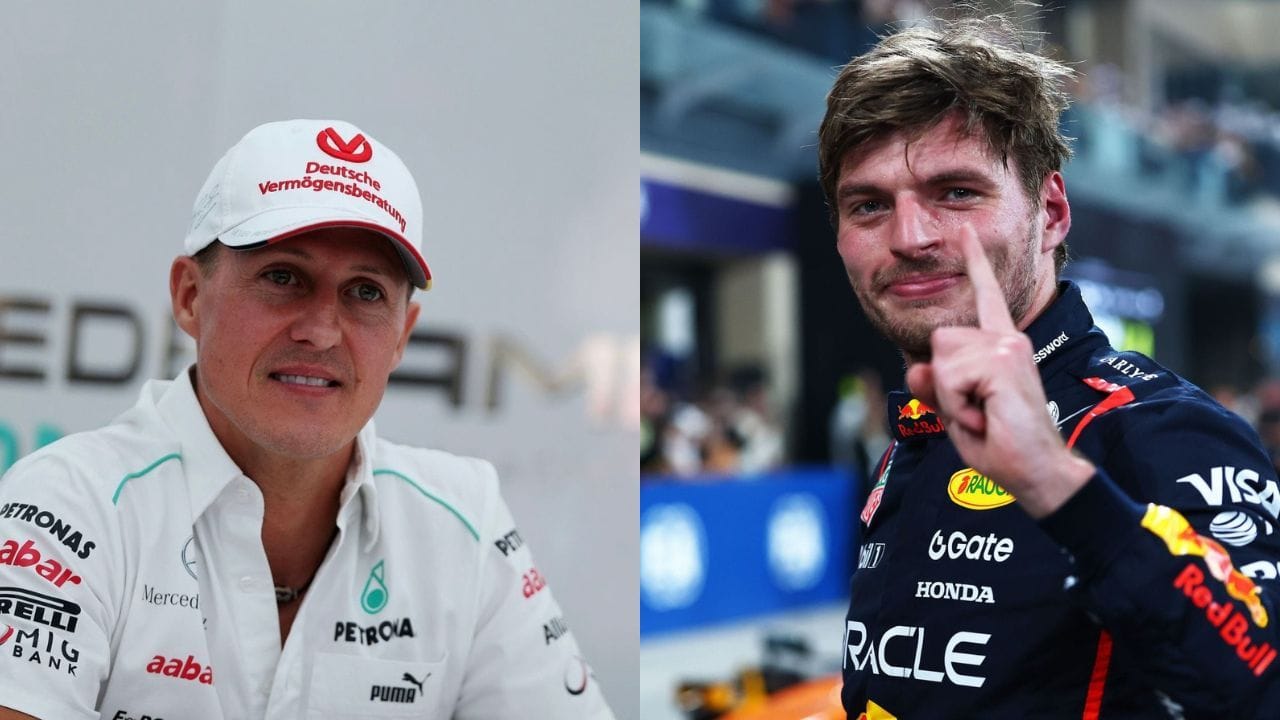 Max Verstappen vs Michael Schumacher: How the two compare after 244 races
