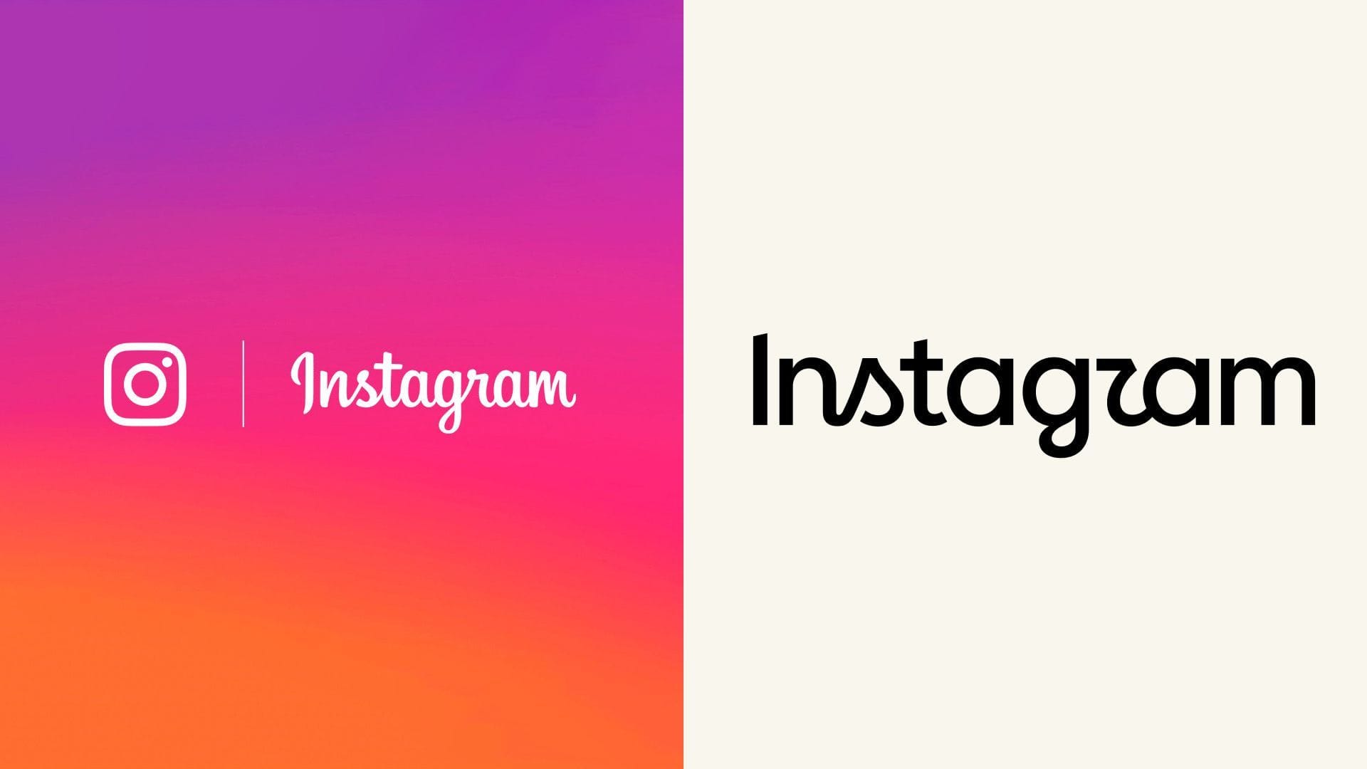 Instagram has revealed a new workmark logo after 10 years