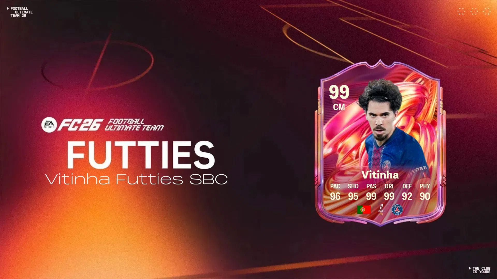 EA FC 26 Vitinha Futties SBC: The cheapest solution