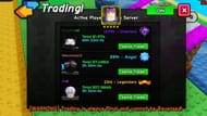 The trading window (Image via Roblox)
