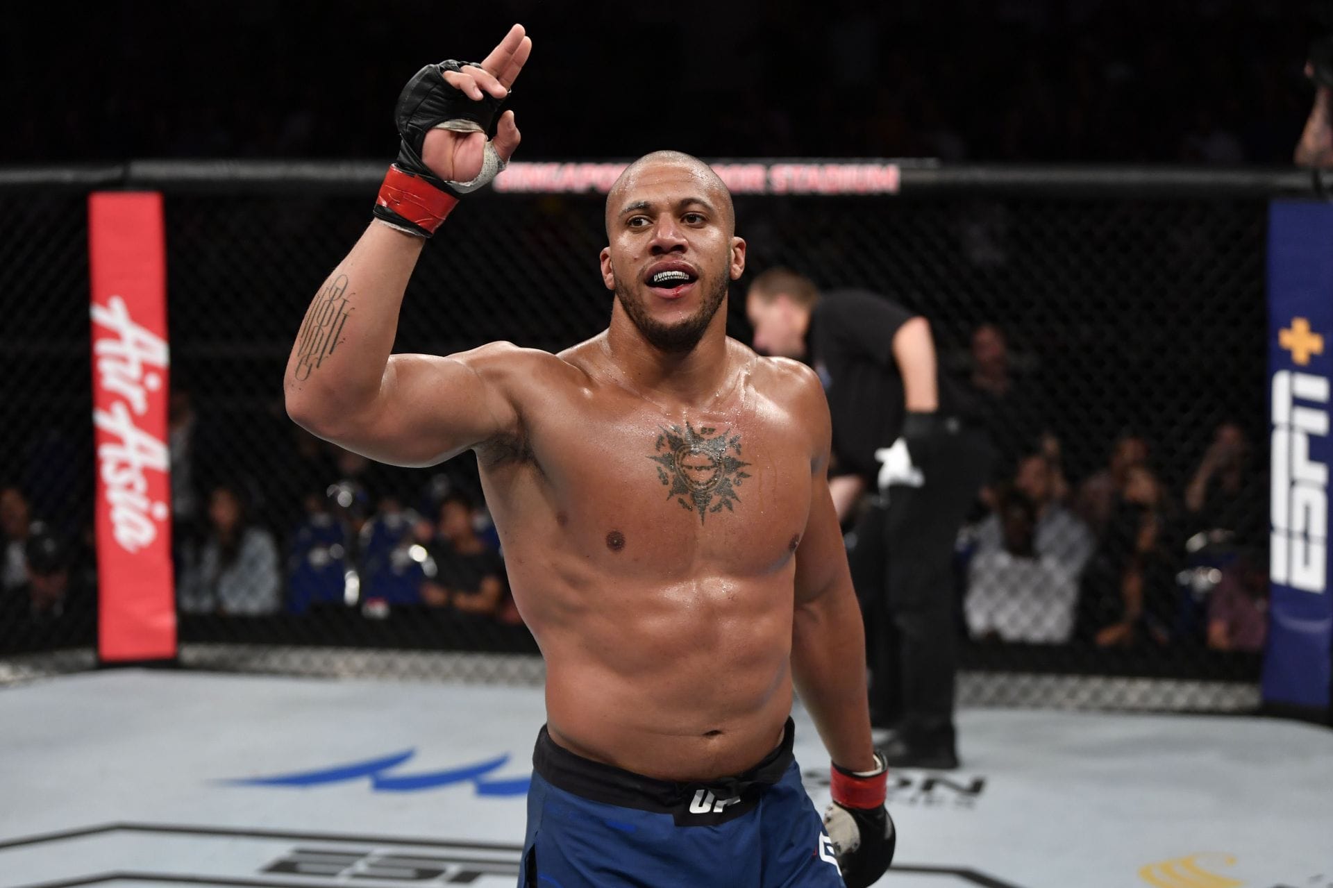"The LeBron James of MMA," "Watch for the eye pokes" - Fans react hilariously after Ciryl Gane dominates NBA star Rudy Gobert 