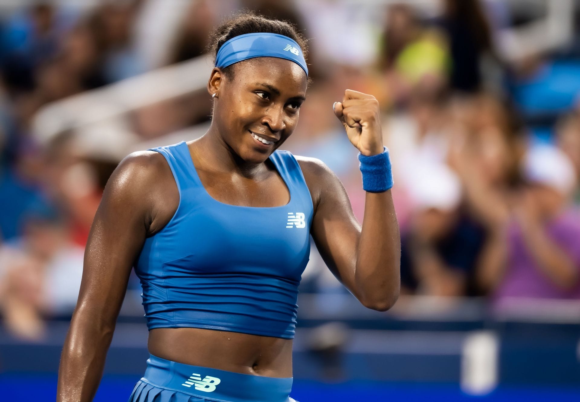 Reason behind Coco Gauff's strange 4-word phrase drop in Cincinnati Open interview leaves fans in splits