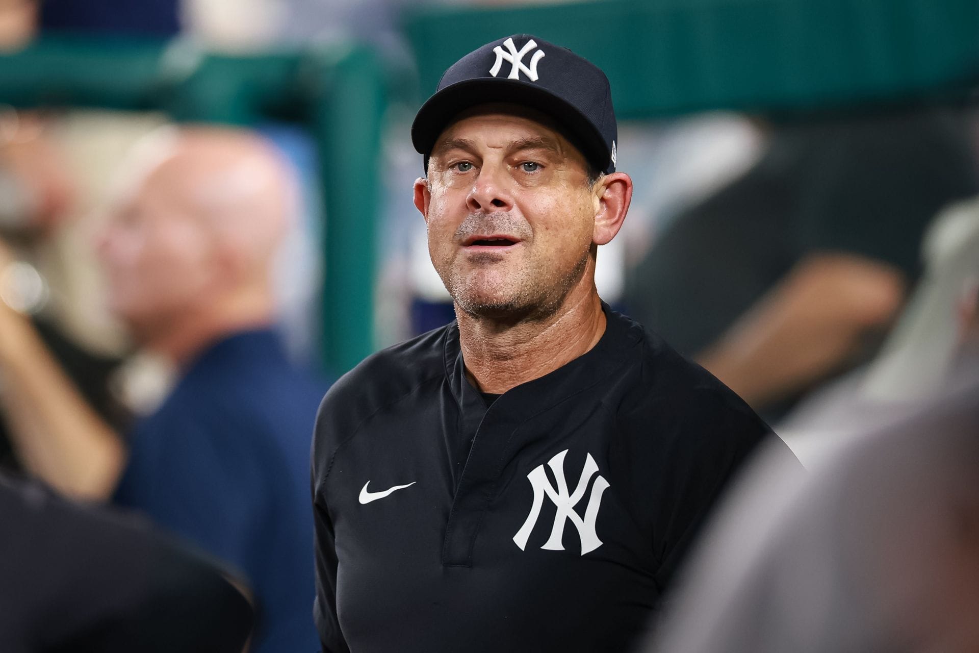 "Yankees would never win under Aaron Boone" - Fans rip Bronx Bombers skipper for defending Trent Grisham amid outfield errors
