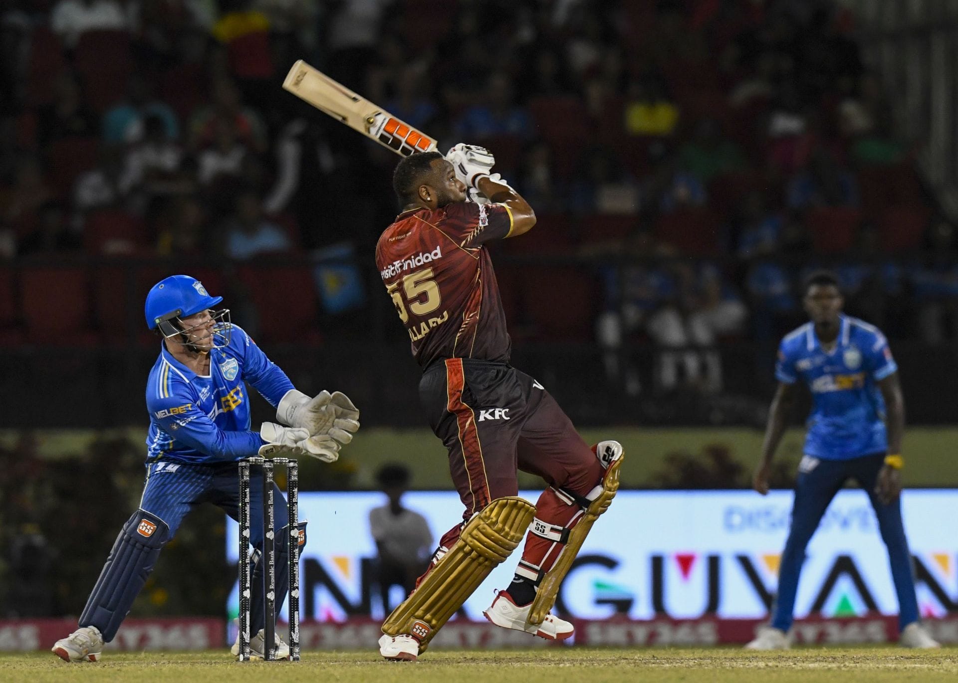 Kieron Pollard completes first half-century of season off 21 balls in SLK vs TKR CPL 2026 match [Watch]