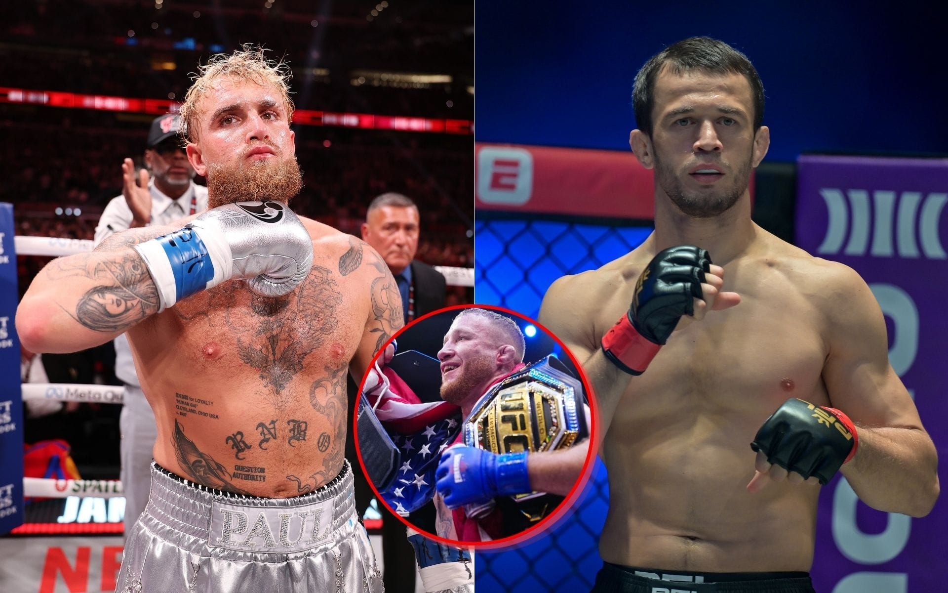 "Best in the f**king world" - Jake Paul claims Usman Nurmagomedov would make light work of Justin Gaethje