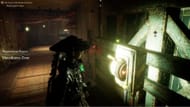 Get on the elevator and head down to reach the crypt room (Image via Game Freak || Sportskeeda Gaming)