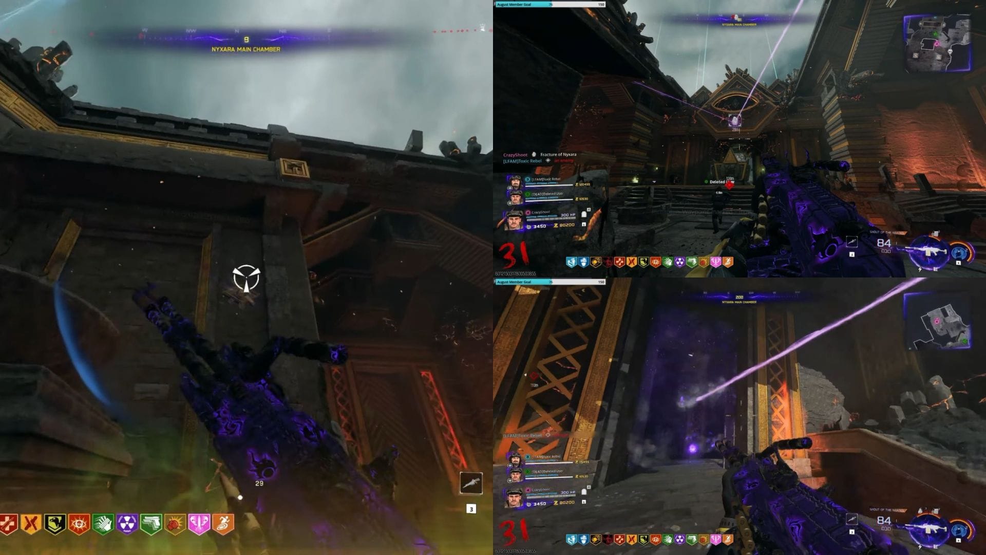 Bounce it around the Main Chamber to break open the door (Image via Activision || YouTube/@CrazyShoot)