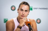 Aryna Sabalenka during the 2026 French Open in Paris, France (Photo by Getty Images)
